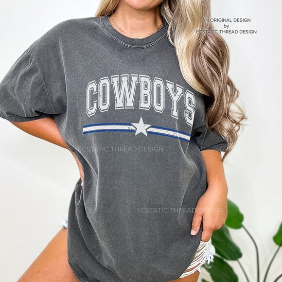 Original Vintage Cowboys Shirt - Picture 1 of 2